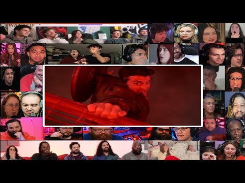 "Jonathan Save Steve" scene | Reaction Mashup | Stranger things 5 episode 8