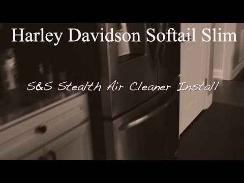 Harley Davidson Softail - S&S Stealth Air Cleaner Install