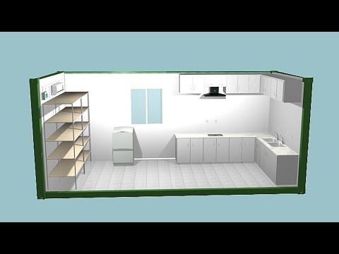 container kitchen layout maison modular prefab better homes and gardens shipping container house