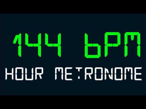 144 BPM (Beats Per Minute) Hour Metronome