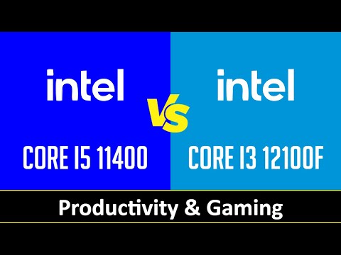 Intel Core i5 11400 vs Intel Core i3 12100F - Productivity & Gaming (RTX 3080)
