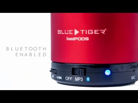 Blue Tiger SoundPODS™ Portable Bluetooth® Speakers