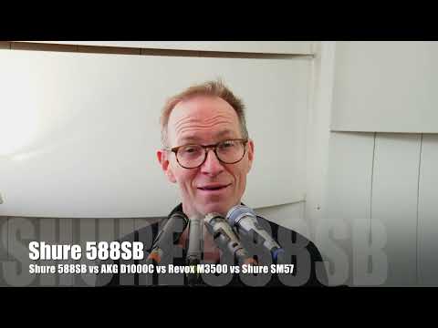 Shure 588SB vs AKG D1000C vs Revox M3500 vs Shure SM57