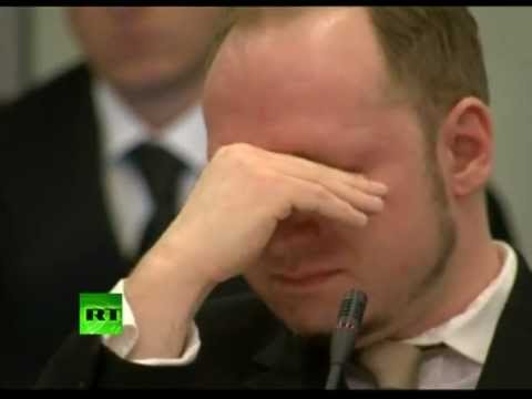 , title : 'Breivik trial video: ’Norway killer’ claims self-defense, cries in court'