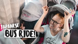 BUS RIDE ACROSS JAPAN! + Japanese Road Trip Snacks (Tokyo 🚌 Kyoto)