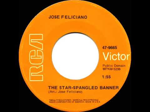 1968 HITS ARCHIVE: The Star-Spangled Banner - Jose Feliciano (mono 45)