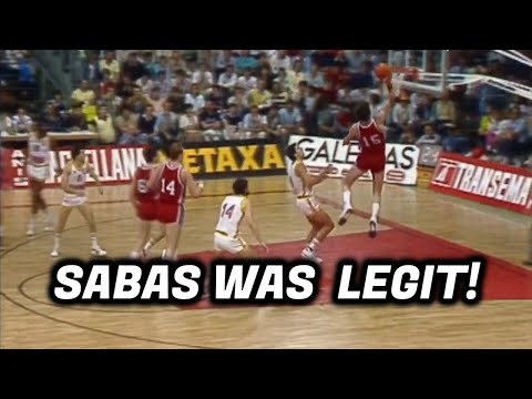 10 Minutes of Young ARVYDAS SABONIS Dominating World Basketball!