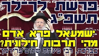 פרשת לך לך תשפ"ג-הרב פינחס שלום פרידמן- ישמעאל פרא אדם מהי תרבות חילונית?