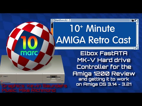 Elbox FastATA MK-V Hard Drive Controller for the Amiga 1200 Review - working with AmigaOS 3.21
