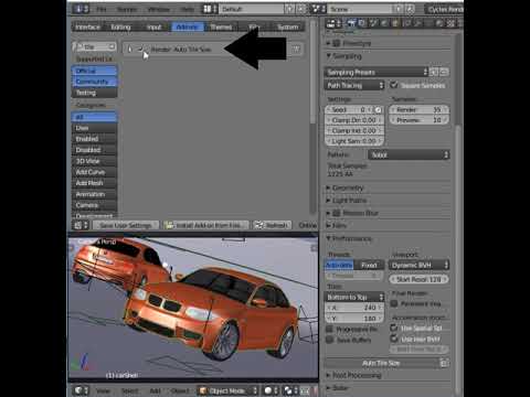 Daily Blender Tip #14 - Increase Your Render Speed With The Auto Tile Add-on