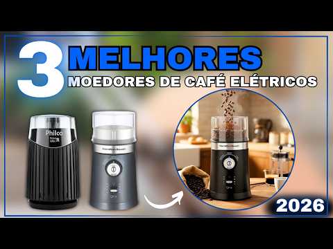 TOP 3 Moedores de Café Elétricos 2026: Philco, Black+Decker  ou Hamilton Beach - Custo Benefício