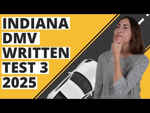 Indiana DMV Written Test 3 2025 (60 Questions with Explained Answers)