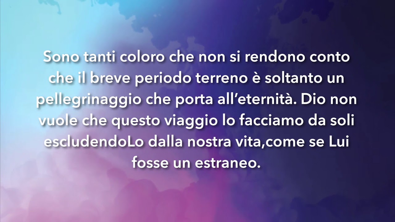 Meditazione Calendario "Parole di Vita" del 5 giugno 2019