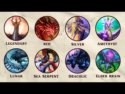 Every D&D Dragon Type Explained In 45 Minutes