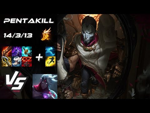 BOTTOM Jhin vs Varus [PENTAKILL] - NA Grandmaster Patch 14.9
