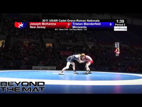 Cadet Greco Final 112 - Joey McKenna (NJ) vs. Tristan Manderfeld (MN)