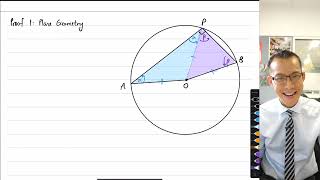 Angle in a Semicircle (3 of 6: Simplest converse proof)