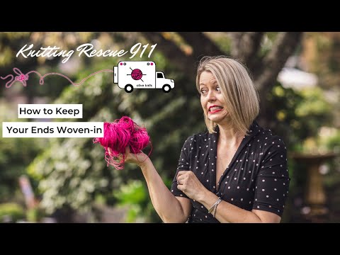 How to Keep Your Ends Woven-in - Knitting Rescue with Olive Knits