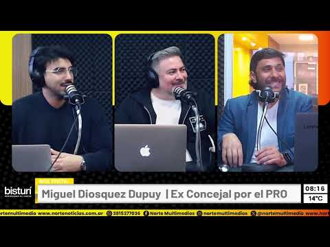 MIGUEL DIOSQUEZ DUPUY | EX CONCEJAL DEL PRO | “Banda del Río Salí está detonada"