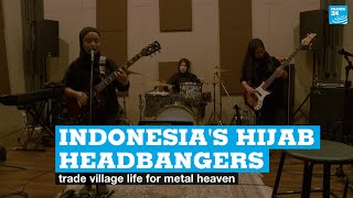 Download lagu Indonesia's hijab headbangers trade village life for metal heaven mp3