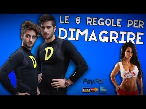 LE 8 REGOLE PER DIMAGRIRE
