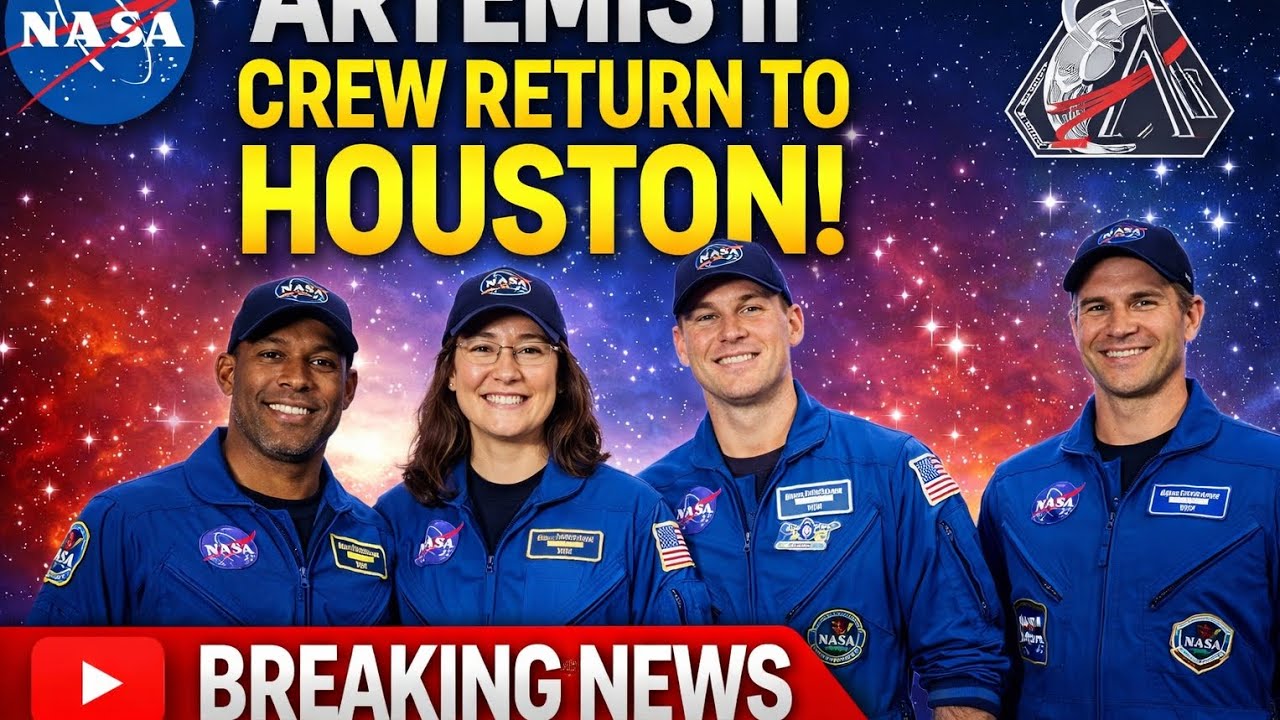 Artemis II Crew Returns HOME! Historic Moon Mission Ends | NASA Splashdown & Houston Arrival 