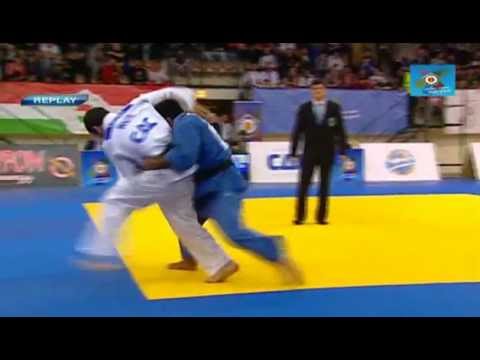 Judo European Open Budapest 2013: Sheykh-Magomed VAKAEV (RUS) - Nacif ELIAS (BRA) Bronze [-90kg]