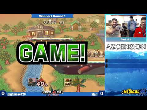 "Ascension 11/2/19" - BigSmoke420 (Snake) v. Mari (Bowser/G&W) - Winners R1