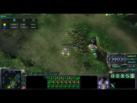 StarCraft 2 - Crota - Lucifron (T) vs Enivid (P) on Lost Temple 1 of 1