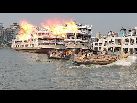 Big Launch Crash Another Launch | Amader Launch | Launch Lover BD