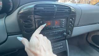 1999 Porsche 911 Cabriolet Start Up and Functions