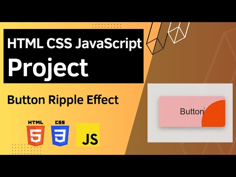 Html Css Javascript Project Button Ripple Effect