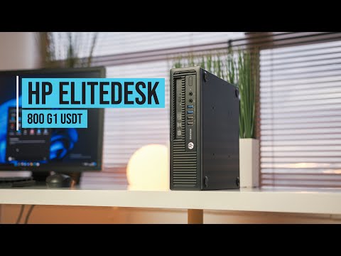 HP EliteDesk 800 G1 USDT Core i5 4570S 2.9 GHz | 8 GB | 480 SSD | WIN 7 | DP | LECTOR | VGA