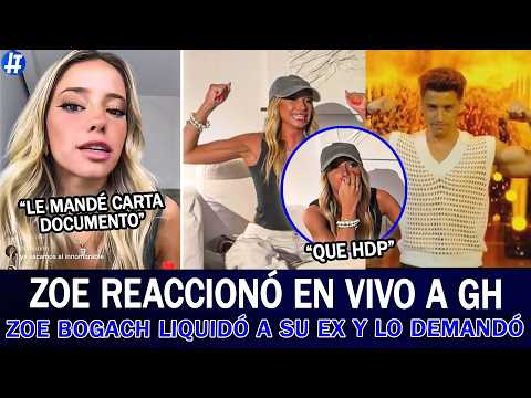This is how Zoe Bogach reacted to Manuel Ibero's (her ex) entry into Big Brother: "He can't talk ...