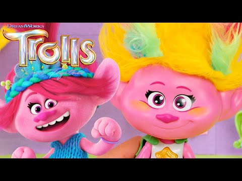 Poppy & Viva's Sister Makeover! Trolls Toy Hair Transformation