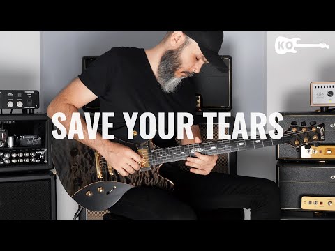 The Weeknd - Save Your Tears - Electric Guitar Cover by Kfir Ochaion