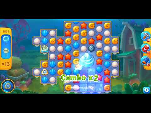 Fishdom. 5895 level no boosters and diamonds