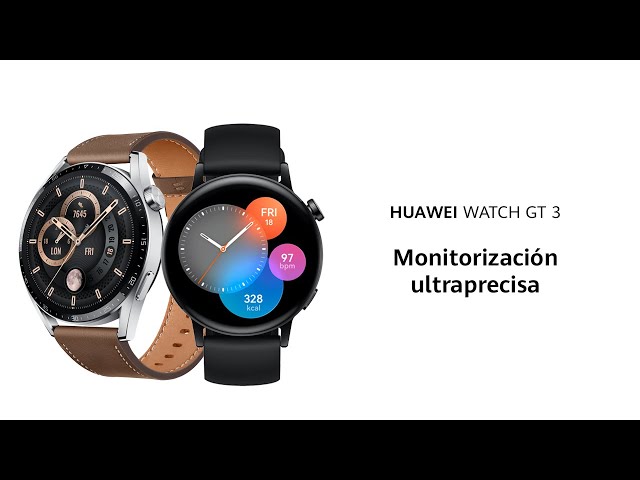 Montre connectée Huawei Watch GT 3, 46 mm, acier inoxydable video