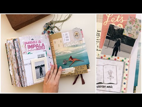junk journal with me  process video ideas tips