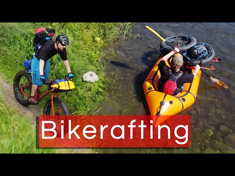Bikerafting in the Mana river from Siberia