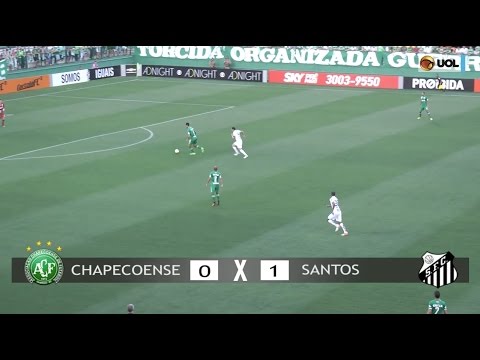 Gols: Chapecoense 0 x 1 Santos