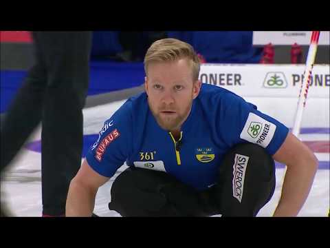 Kevin Koe Runback double vs. Niklas Edin In-off for 2 (WMCC 2019)