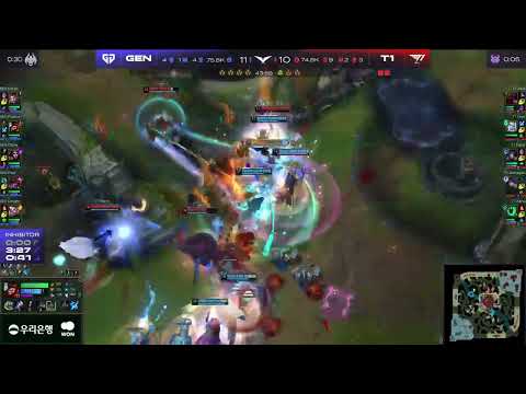 T1 Vs GenG: Gumayusi Walking into Xayah Feathers 😴😴