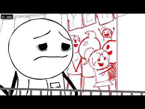 Cyanide & Happiness Sad Larry's Sad New Year Animatic