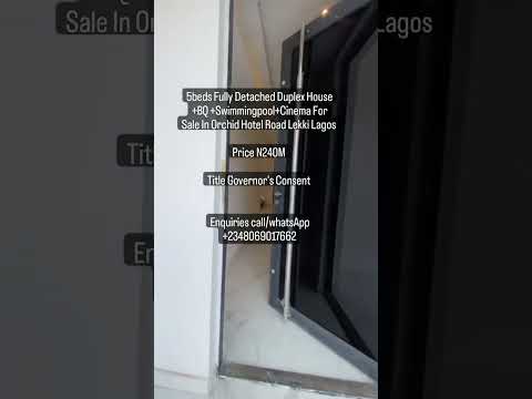 5 bedroom Duplex For Sale Orchid Hotel Road Lekki 2nd Tollgate Lekki Lagos Lekki Phase 2 Lagos