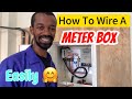 Electrical Wiring At The Meter Box DIY Version