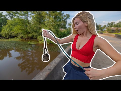 Stolen ATV Recovered With A Giant Magnet - My First Time Magnet Fishing After My Nose Surgery