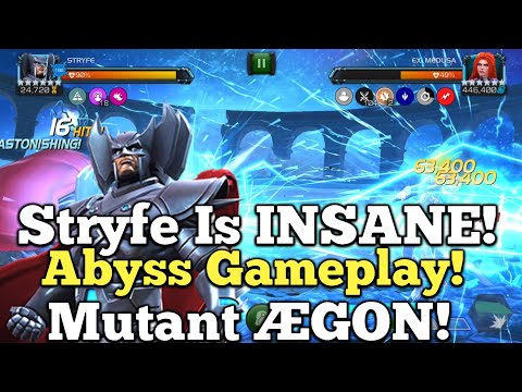 Stryfe Destroying Abyss Of Legends! | Mutant Aegon?! | Marvel Contest Of Champions