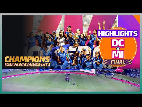 Mumbai Indians vs Delhi Capitals | WPL 2025 Final Highlights | Thrilling 8-Run Victory!