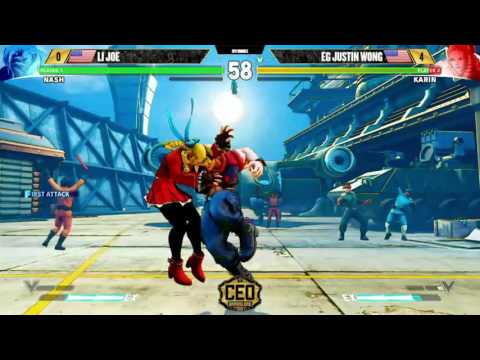 "BBR" SFV AT CEO2016 - LI JOE vs EG JUSTIN WONG (1080p HD)